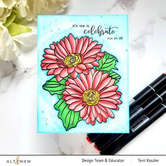 Altenew - Clear Stamps - Paint-A-Flower: Gerbera Revolution Outline-ScrapbookPal