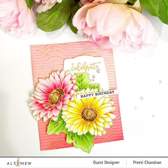 Altenew - Clear Stamps - Paint-A-Flower: Gerbera Revolution Outline-ScrapbookPal