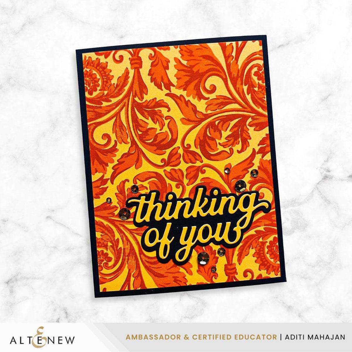 Altenew - Clear Stamps - Regal Flourishes Block-ScrapbookPal