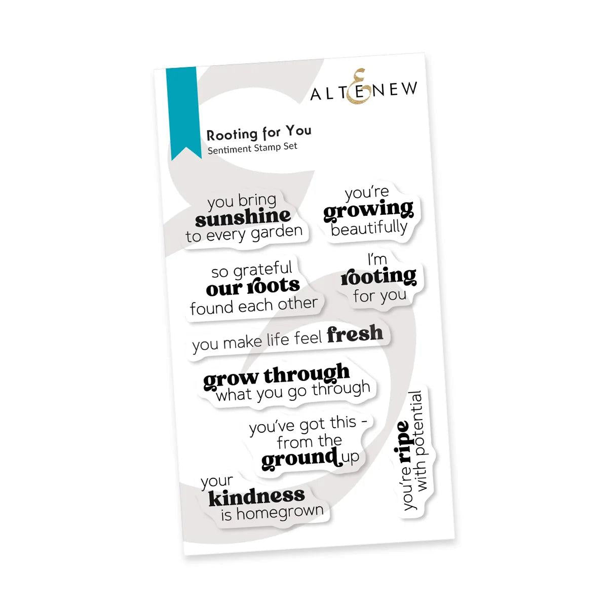 Altenew - Clear Stamps - Rooting for You-ScrapbookPal
