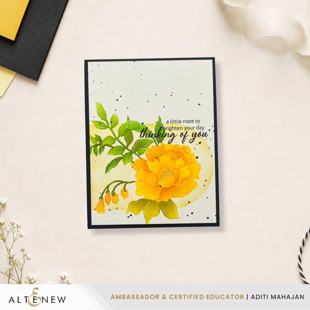Altenew - Clear Stamps & Stencils - Build-A-Garden: Blossoming Trio-ScrapbookPal