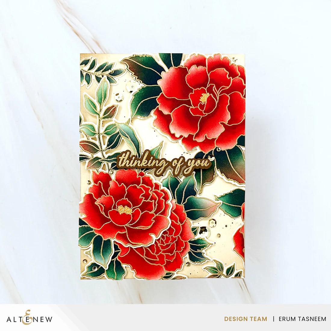 Altenew - Clear Stamps & Stencils - Build-A-Garden: Blossoming Trio-ScrapbookPal