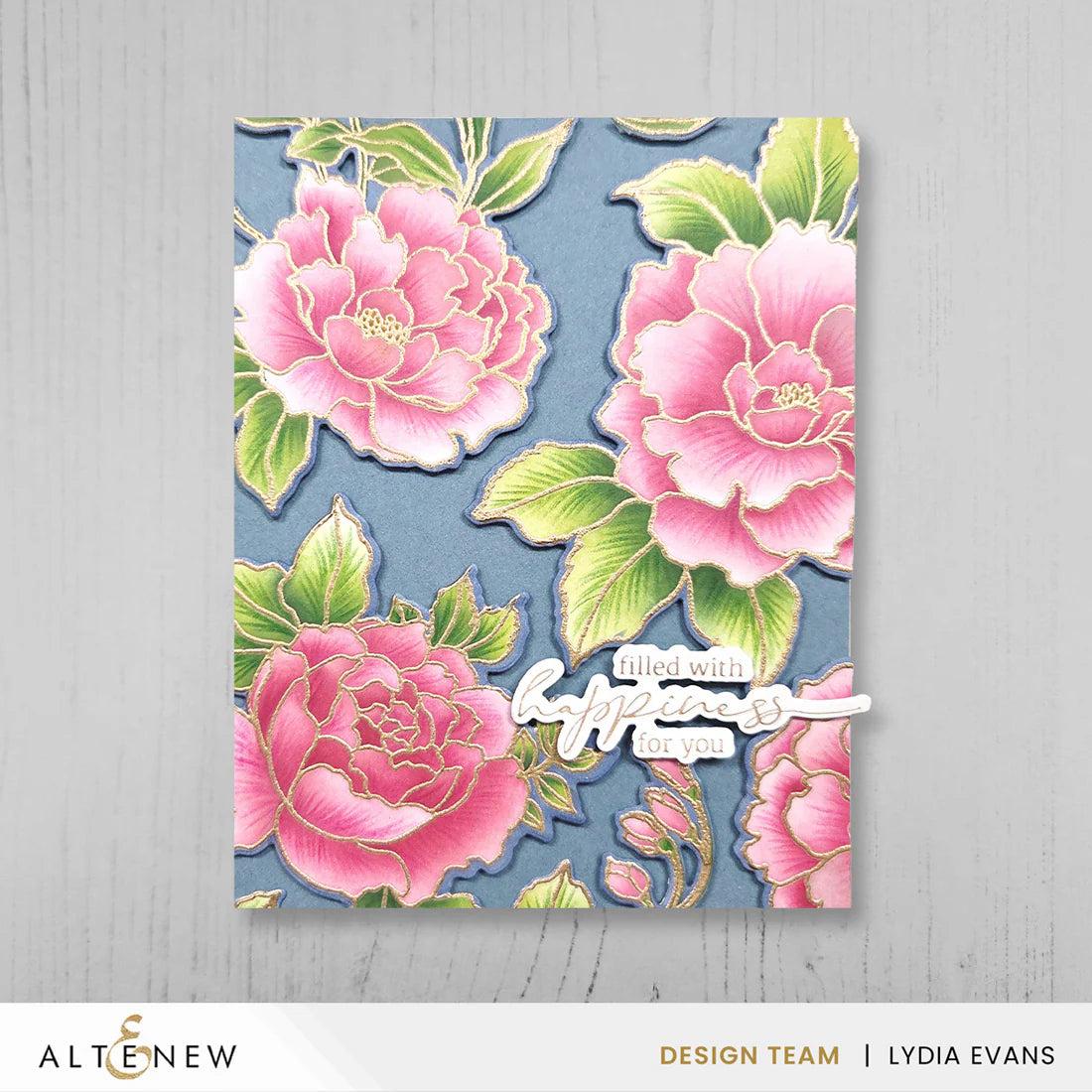 Altenew - Clear Stamps & Stencils - Build-A-Garden: Blossoming Trio-ScrapbookPal