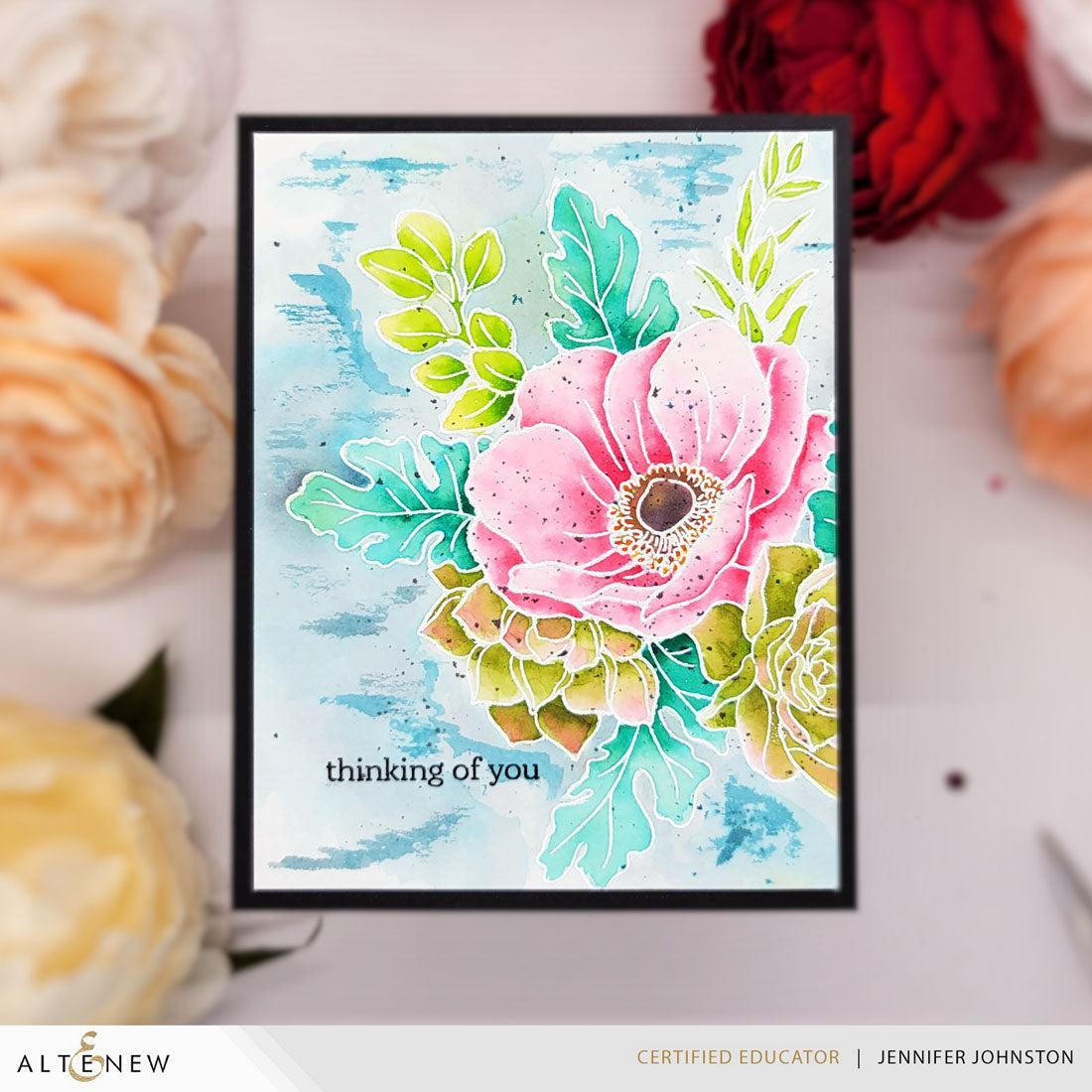 Altenew - Clear Stamps & Stencils - Build-A-Garden: Captivating Floral Swag-ScrapbookPal