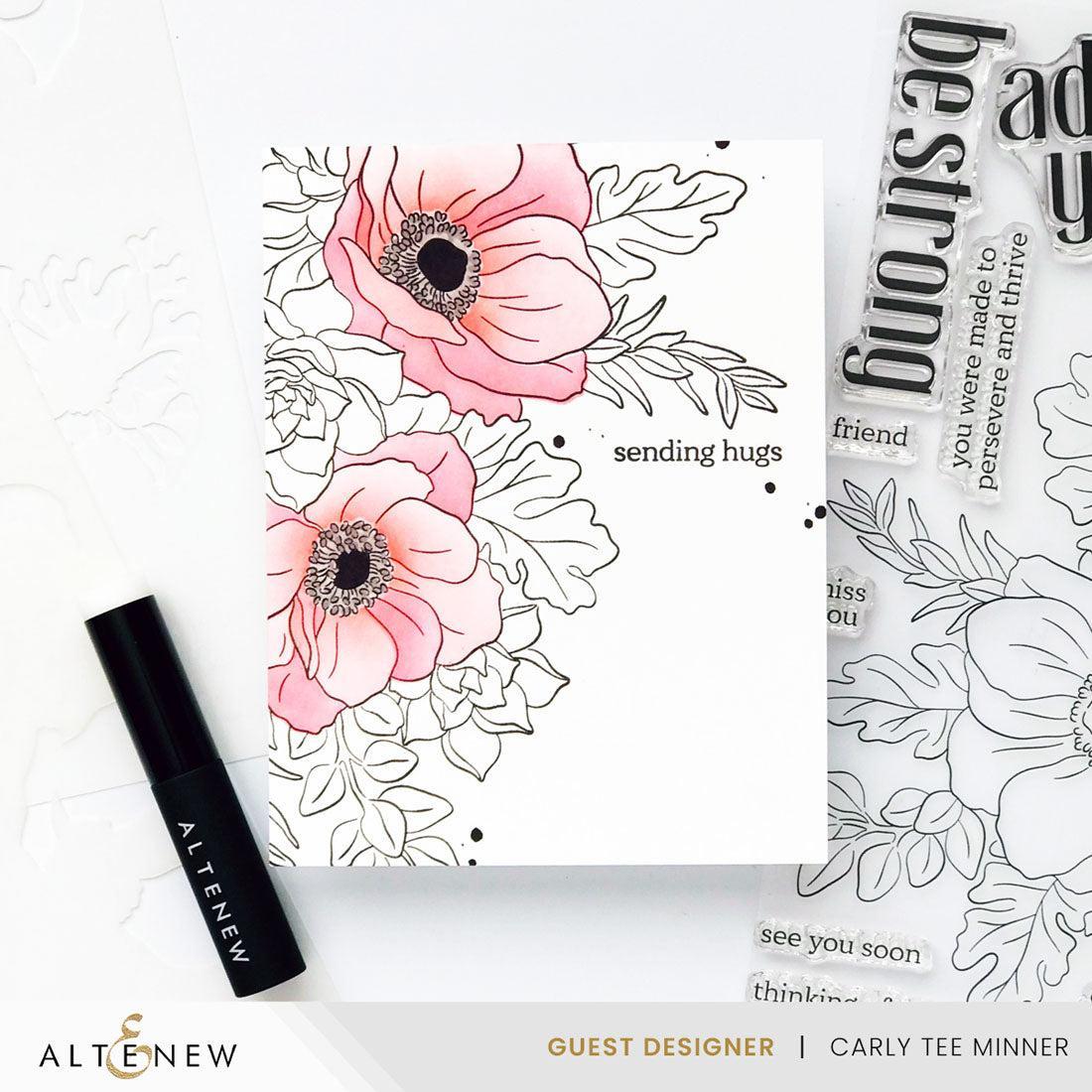 Altenew - Clear Stamps & Stencils - Build-A-Garden: Captivating Floral Swag-ScrapbookPal