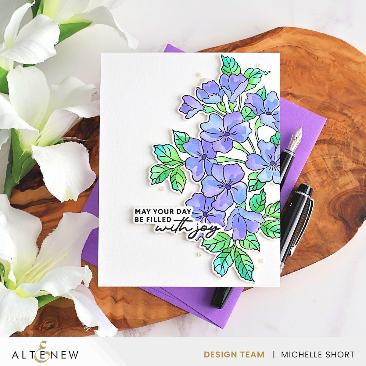Altenew - Clear Stamps, Stencils, & Dies - Build-A-Garden: Happy Blossoms-ScrapbookPal