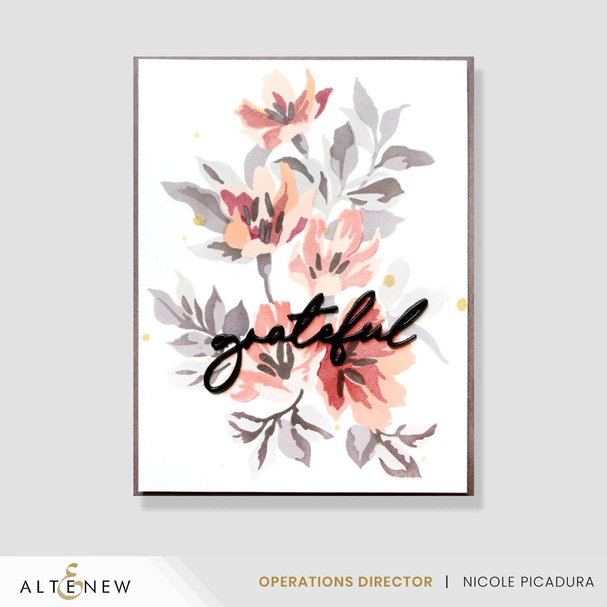 Altenew - Clear Stamps, Stencils & Dies - Build-A-Garden: Harvest Bouquet-ScrapbookPal