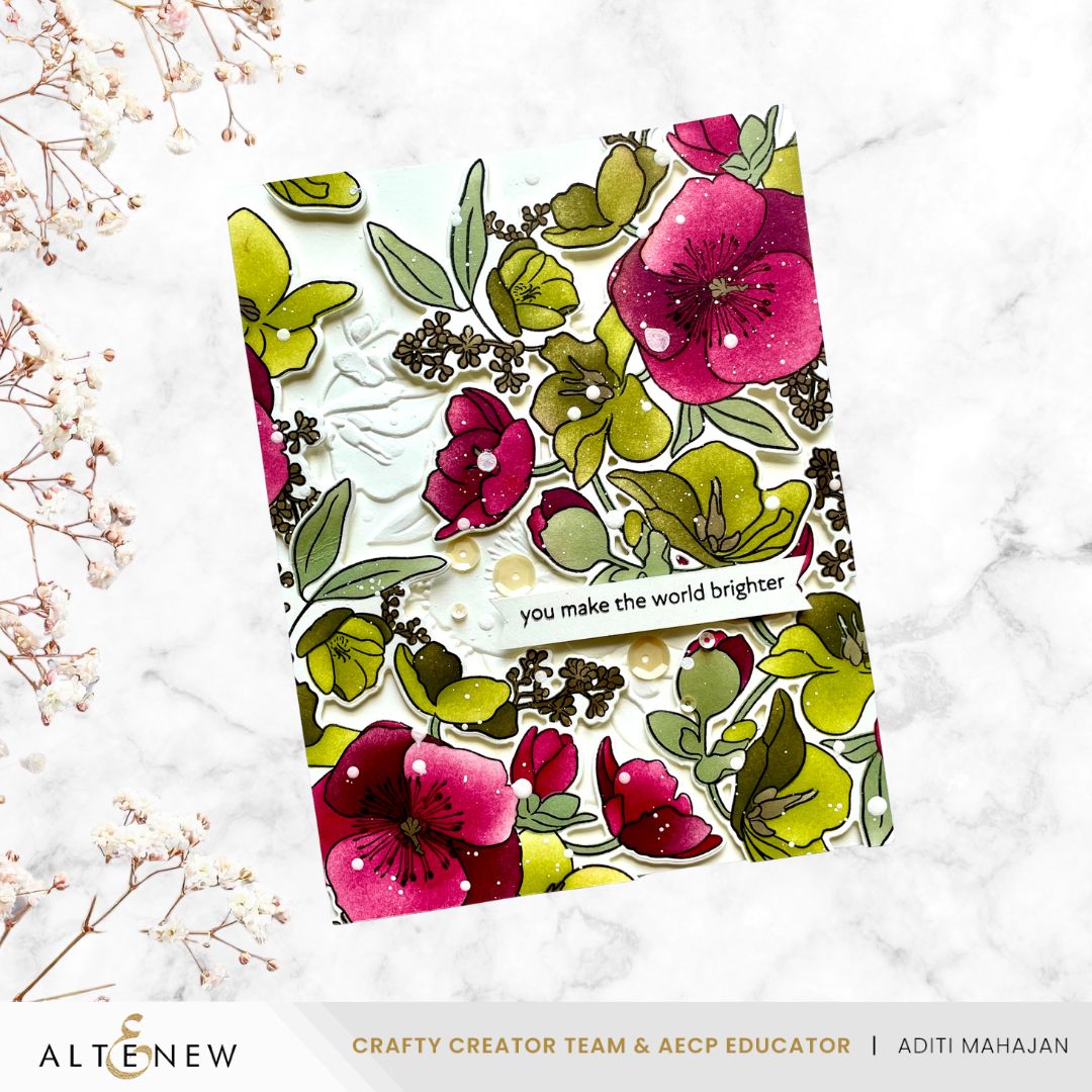 Altenew - Clear Stamps, Stencils & Dies - Build-A-Garden: Hellebore Haven-ScrapbookPal