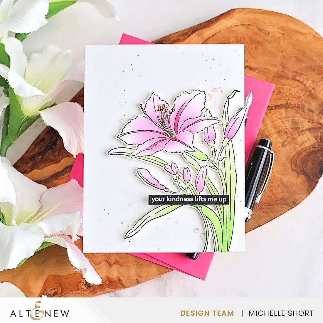 Altenew - Clear Stamps, Stencils & Dies - Build-A-Garden: Leaning