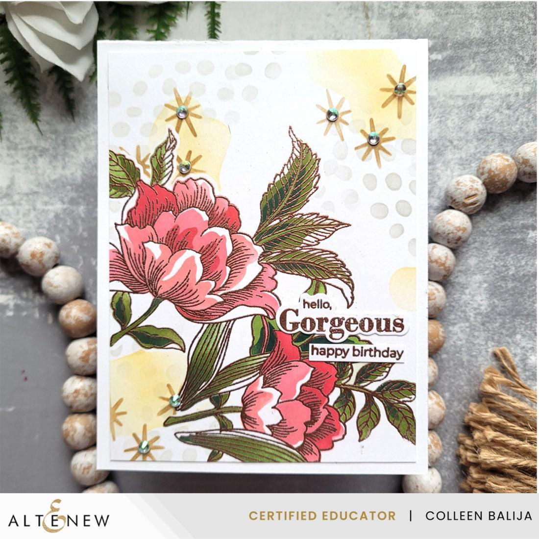 Altenew - Clear Stamps, Stencils & Dies - Build-A-Garden: Posh Petals-ScrapbookPal