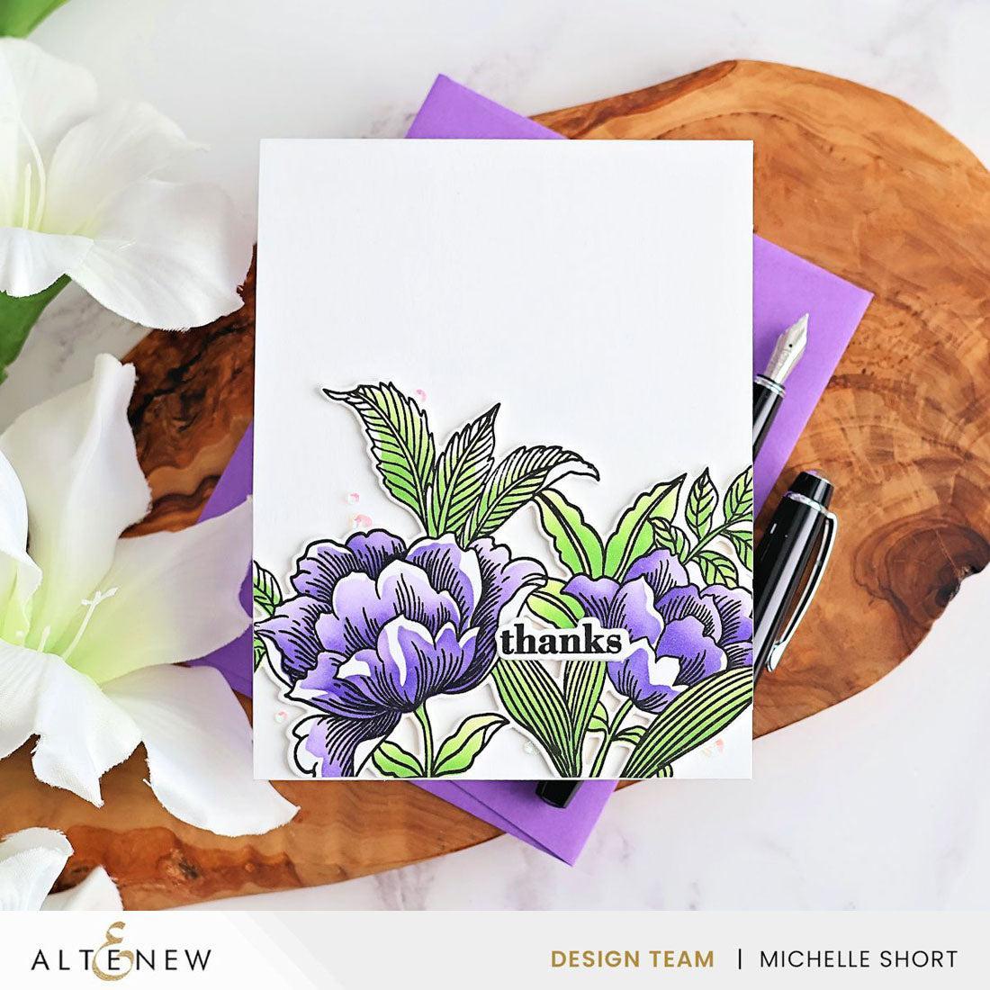 Altenew - Clear Stamps, Stencils & Dies - Build-A-Garden: Posh Petals-ScrapbookPal
