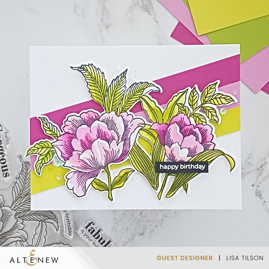 Altenew - Clear Stamps, Stencils &amp; Dies - Build-A-Garden: Posh Petals-ScrapbookPal