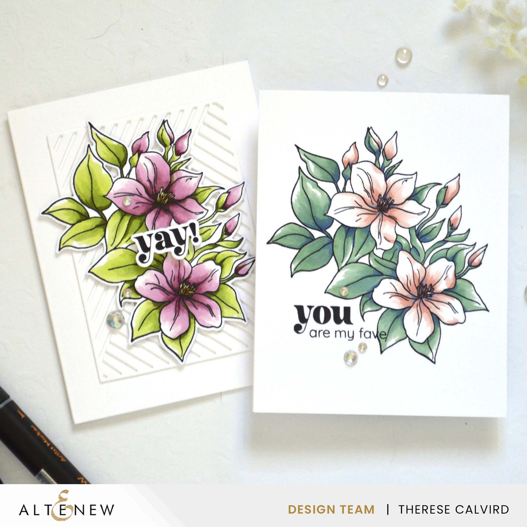 Altenew - Clear Stamps - Sweet Jasmine-ScrapbookPal