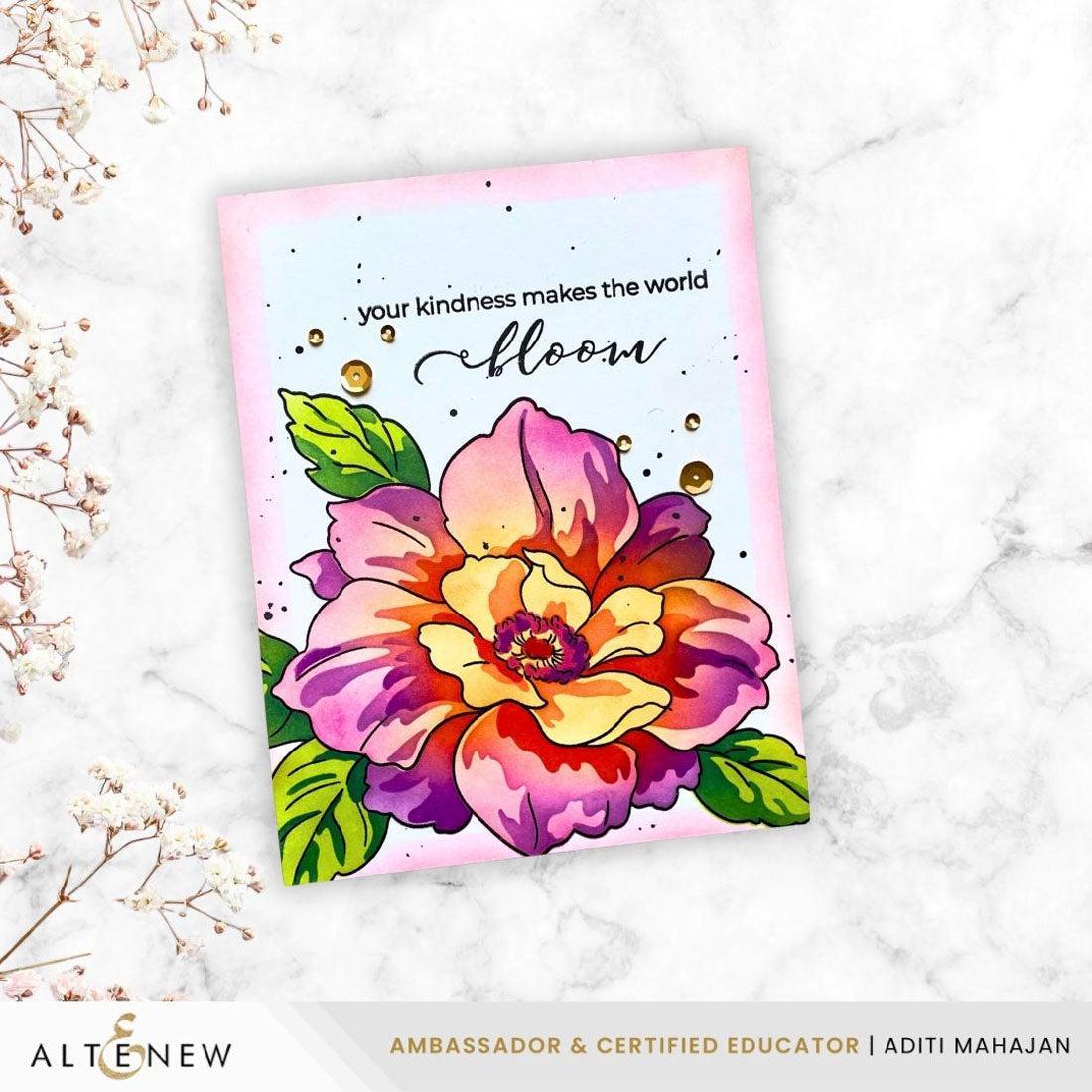 Altenew - Clear Stamps - Twin Blooms-ScrapbookPal