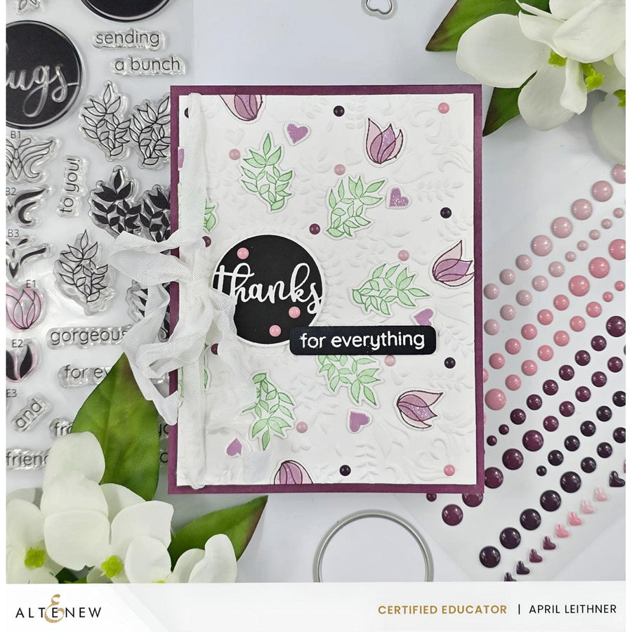Altenew - Clear Stamps - Whimsical Wreath Builder