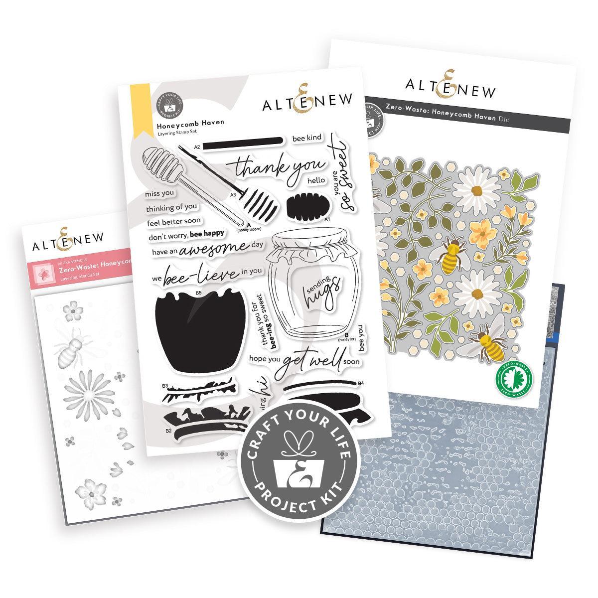 Altenew - Craft Your Life Project Kit: Honeycomb Haven-ScrapbookPal