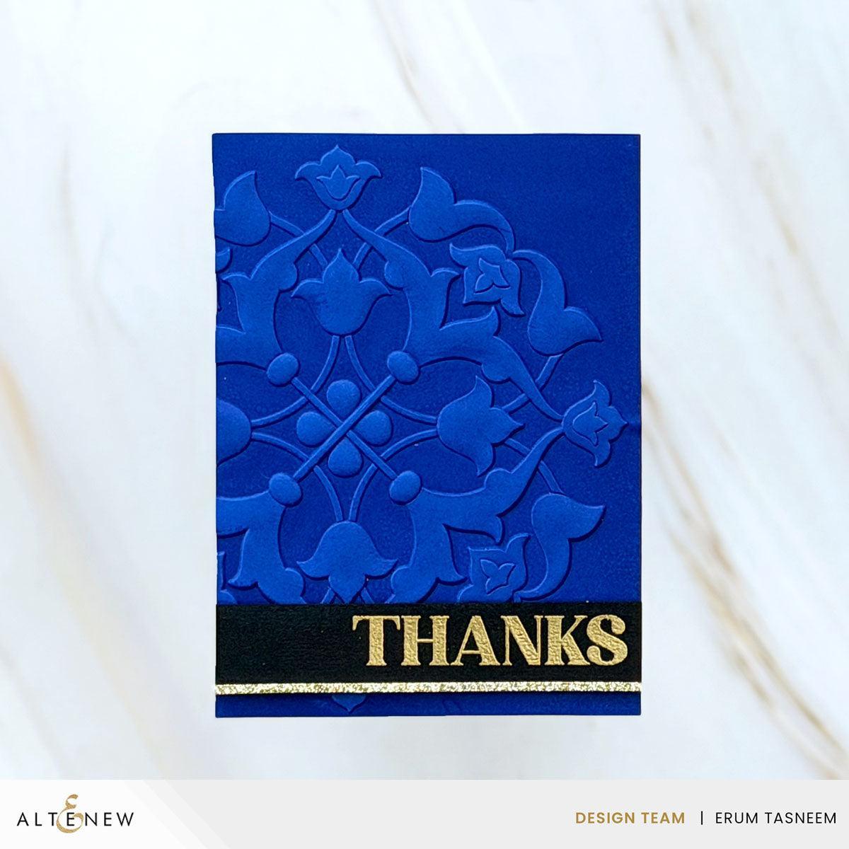 Altenew - 3D Embossing Folder -Arabesque Medallion 3D Embossing Folder-ScrapbookPal