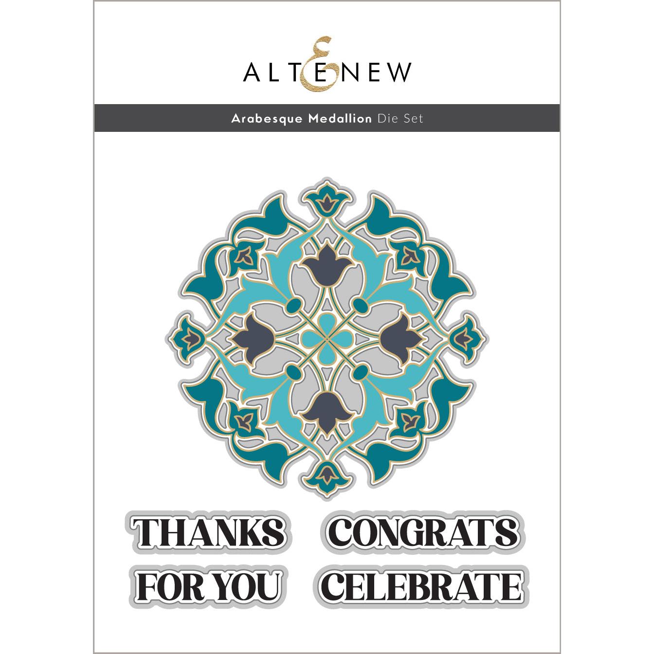 Altenew - Dies - Arabesque Medallion-ScrapbookPal
