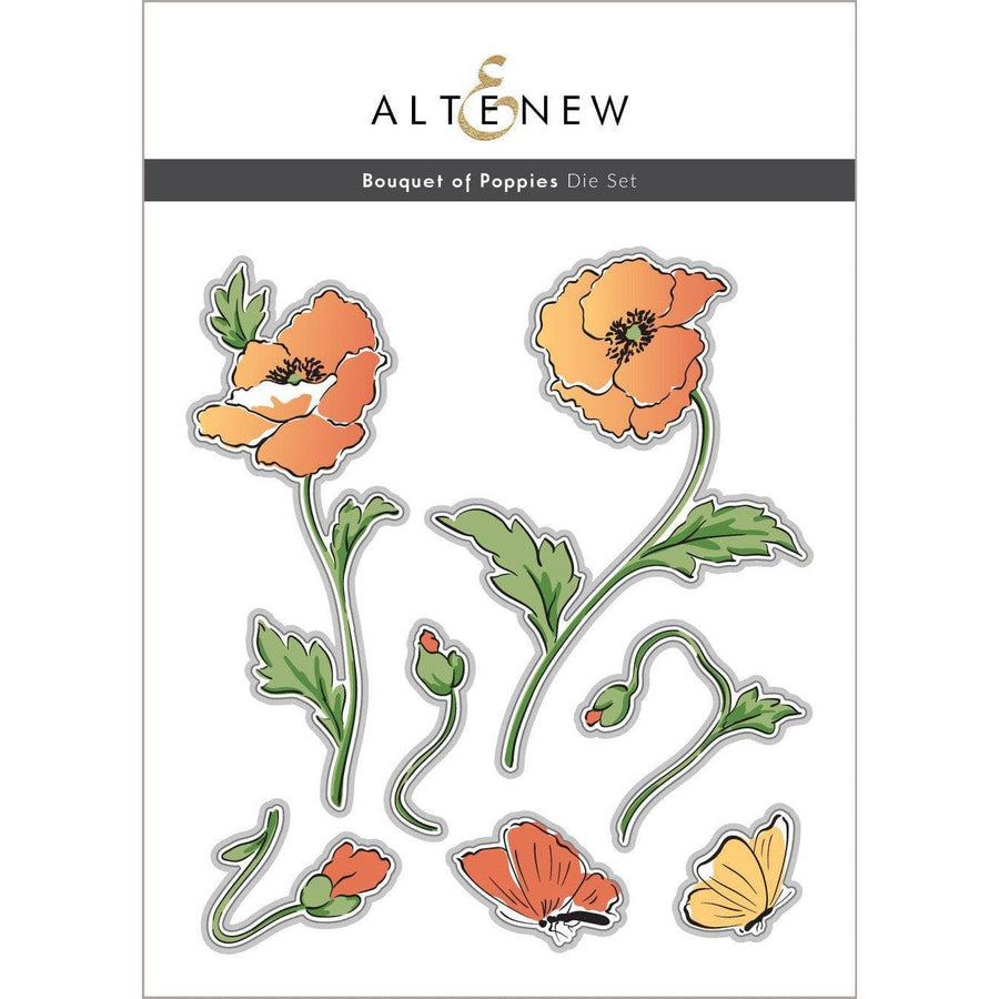 Altenew - Dies - Bouquet of Poppies-ScrapbookPal