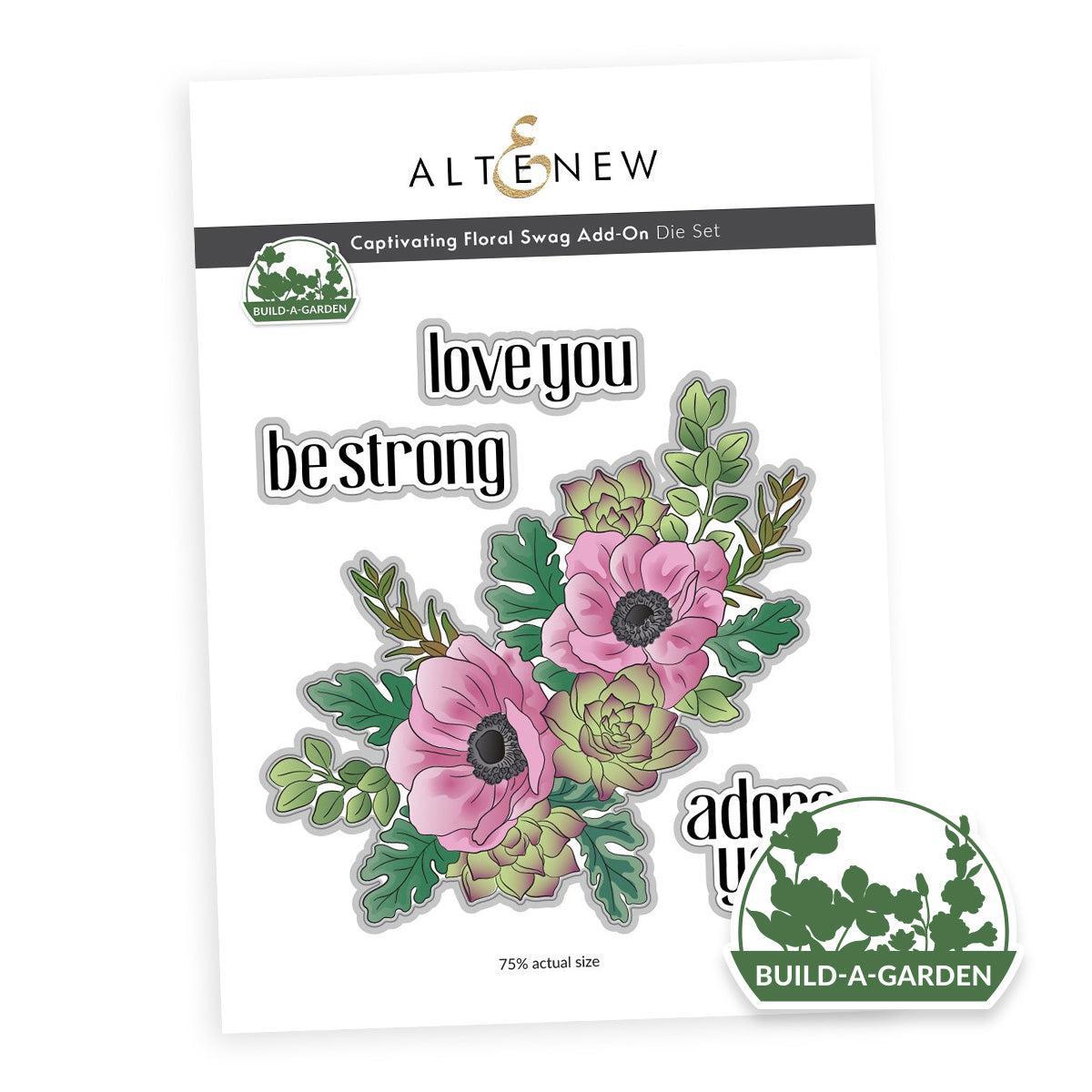 Altenew - Dies - Build-A-Garden: Captivating Floral Swag Add-on-ScrapbookPal