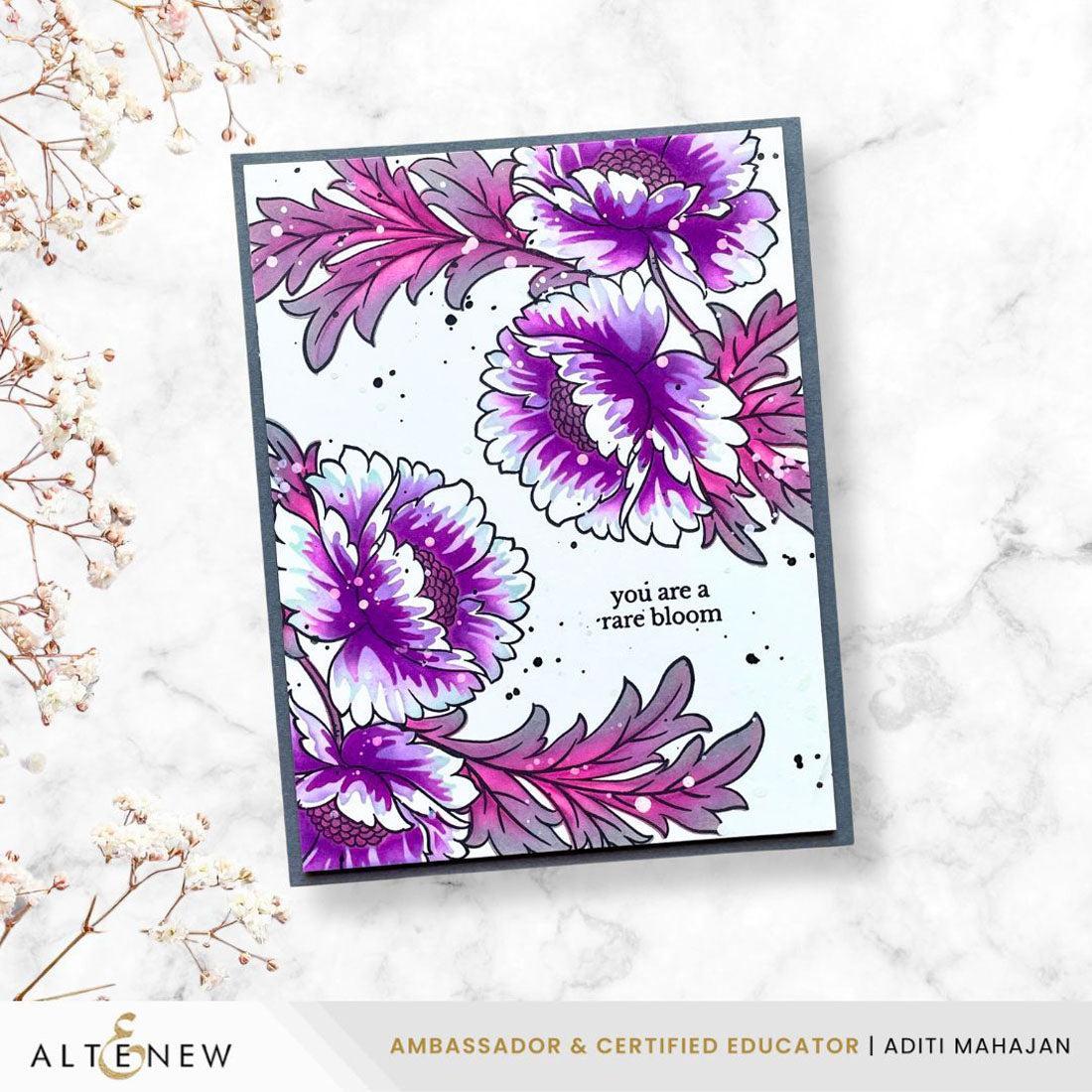 Altenew - Clear Stamps & Stencils - Build-A-Garden: Scripted in Bloom-ScrapbookPal