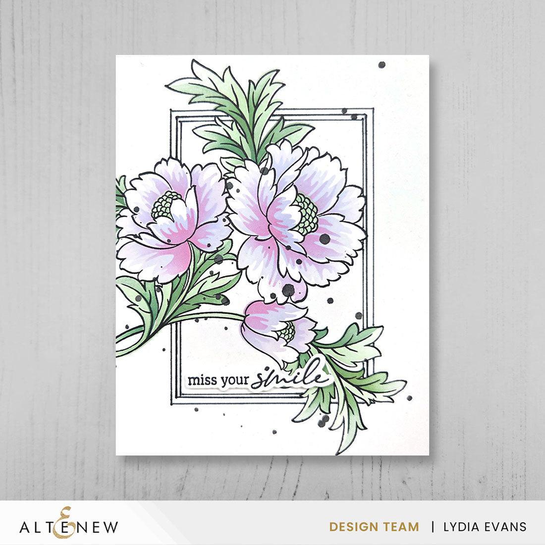 Altenew - Clear Stamps & Stencils - Build-A-Garden: Scripted in Bloom-ScrapbookPal