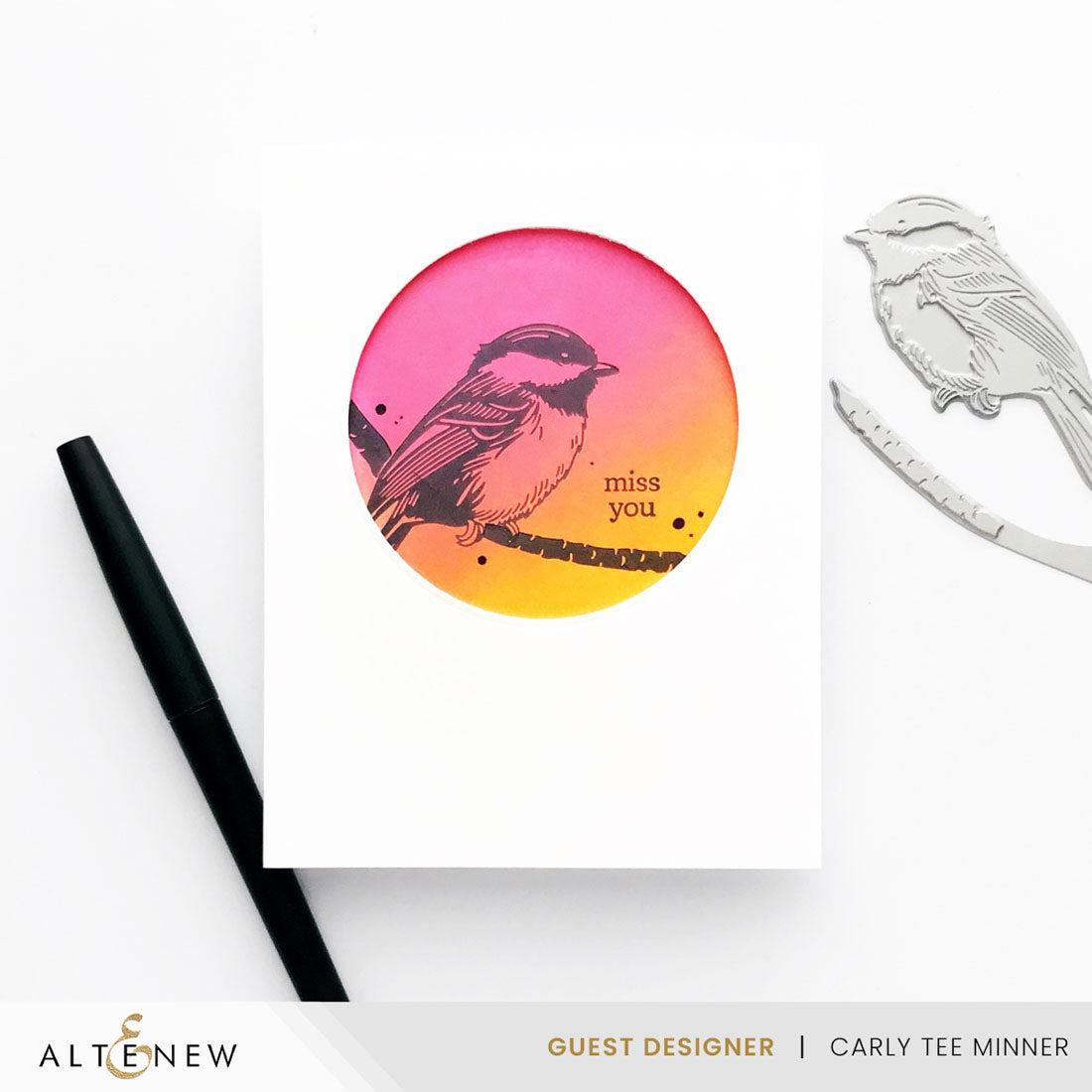 Altenew - Registration Press Plates - Chickadee Chirps-ScrapbookPal