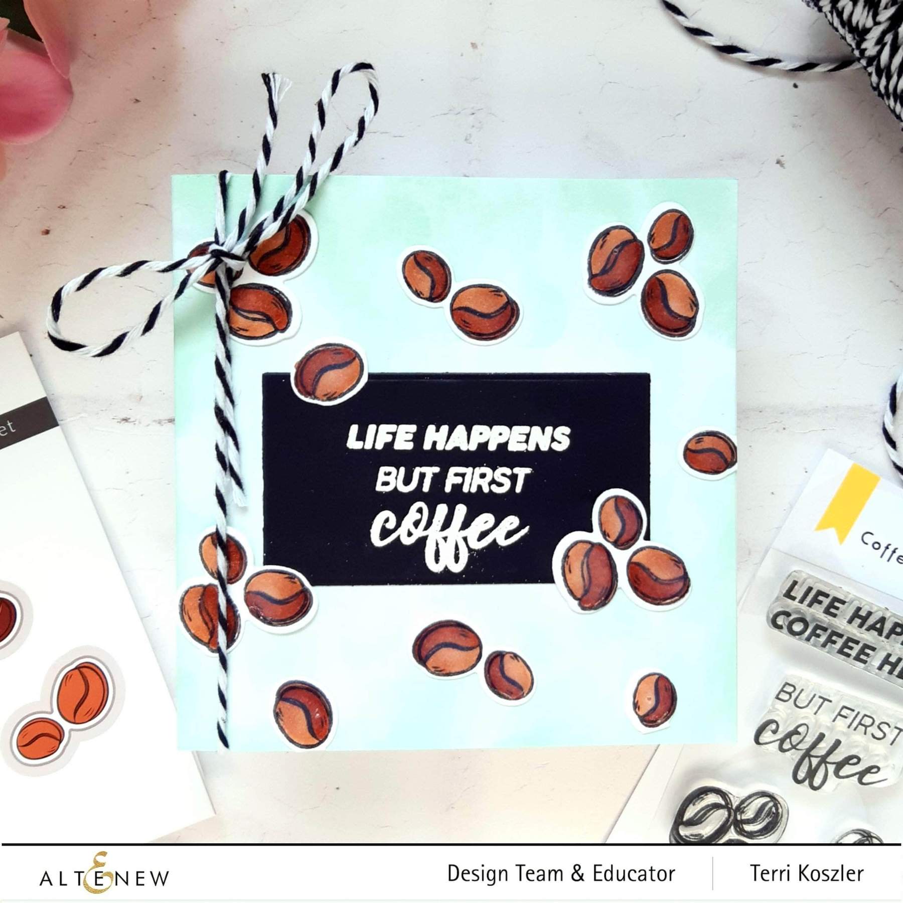 Altenew - Dies - Coffee Beans-ScrapbookPal