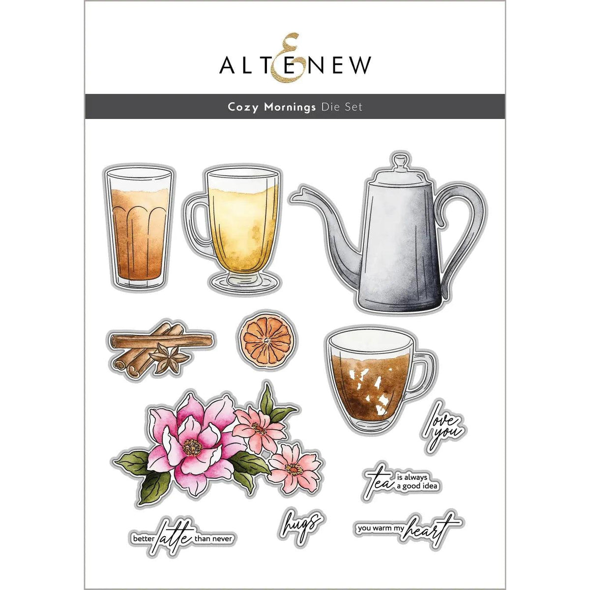 Altenew - Dies - Cozy Mornings-ScrapbookPal