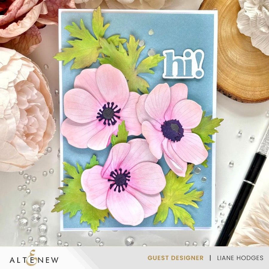 Altenew - Dies - Craft-A-Flower: Anemone Blue Poppy Layering-ScrapbookPal