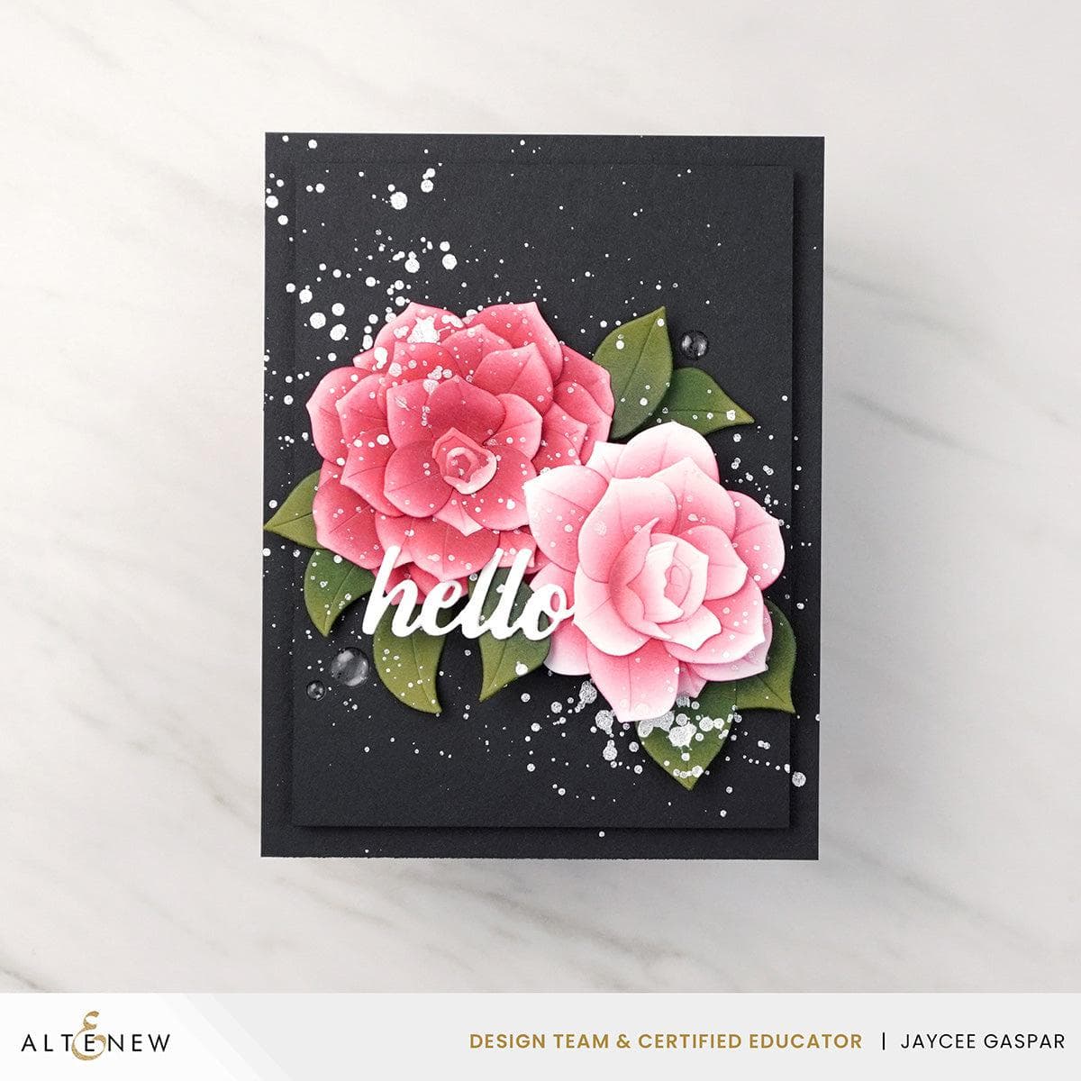 Altenew - Dies - Craft-A-Flower: April Kiss Camellia Layering-ScrapbookPal