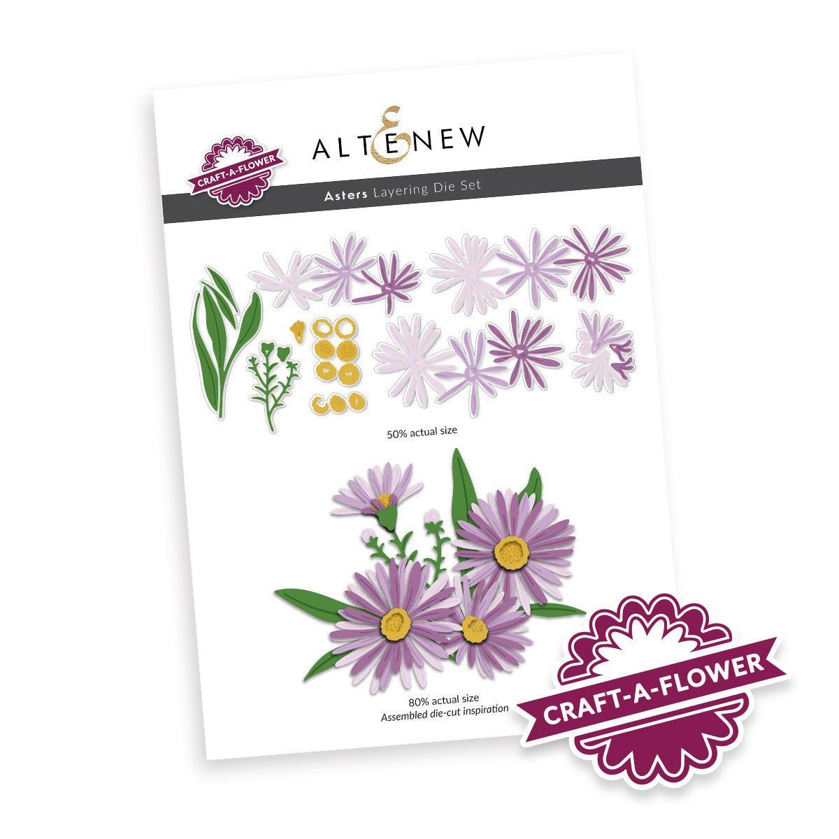 Altenew - Dies - Craft-A-Flower: Asters Layering-ScrapbookPal
