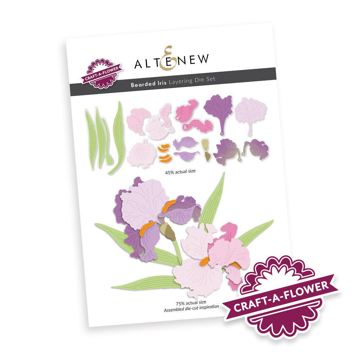 Altenew - Dies - Craft-A-Flower: Bearded Iris Layering-ScrapbookPal