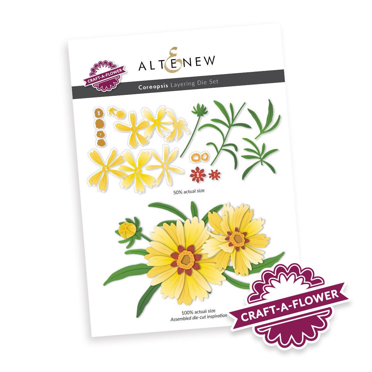 Altenew - Dies - Craft-A-Flower: Coreopsis Layering-ScrapbookPal