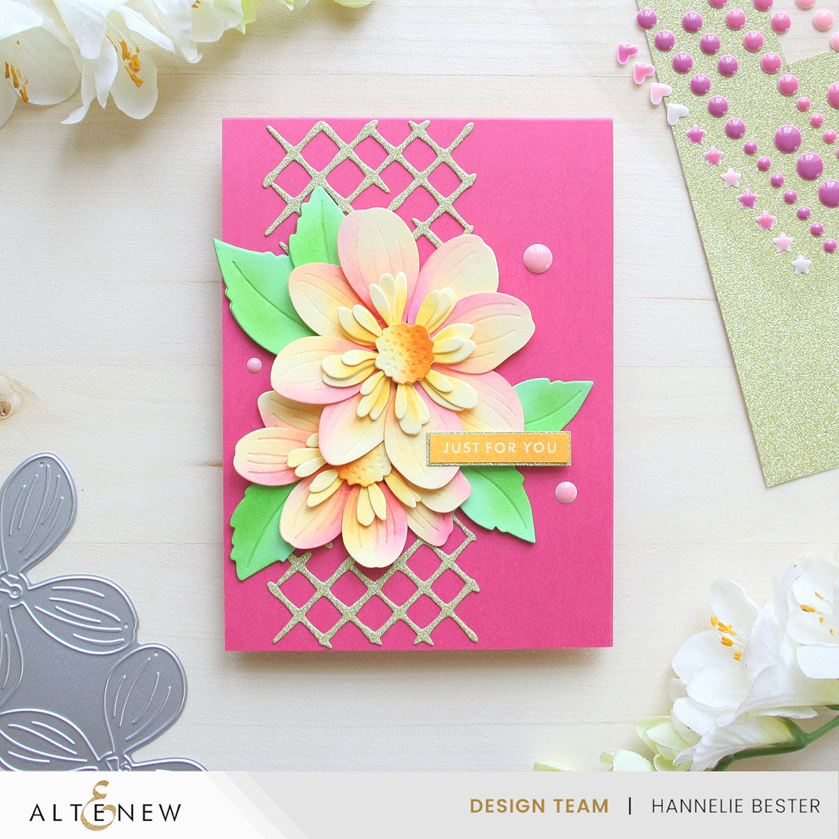 Altenew - Dies - Craft-A-Flower: Dahlia April Heather-ScrapbookPal