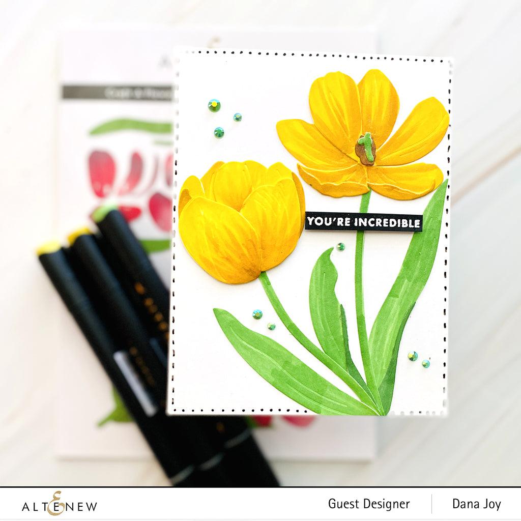 Altenew - Dies - Craft-A-Flower: Tulip Full Bloom Layering-ScrapbookPal