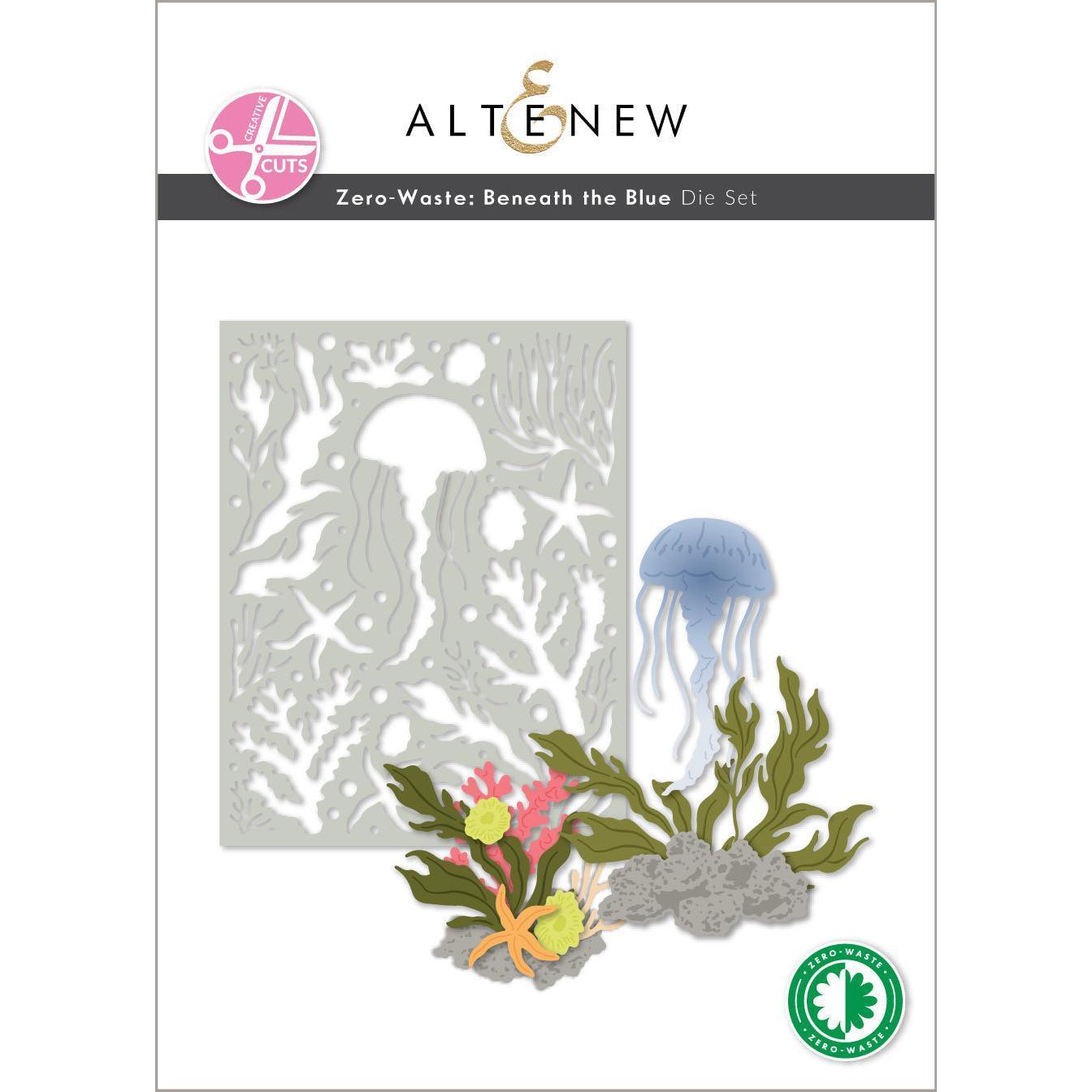 Altenew - Dies - Creative Cuts: Zero-Waste Beneath the Blue-ScrapbookPal