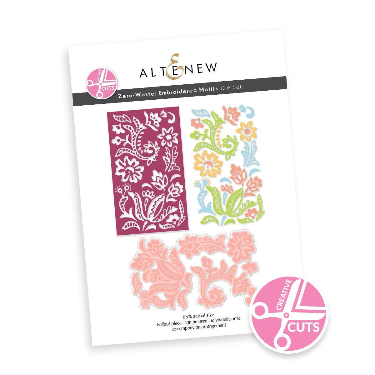 Altenew - Dies - Creative Cuts: Zero-Waste Embroidered Motifs-ScrapbookPal