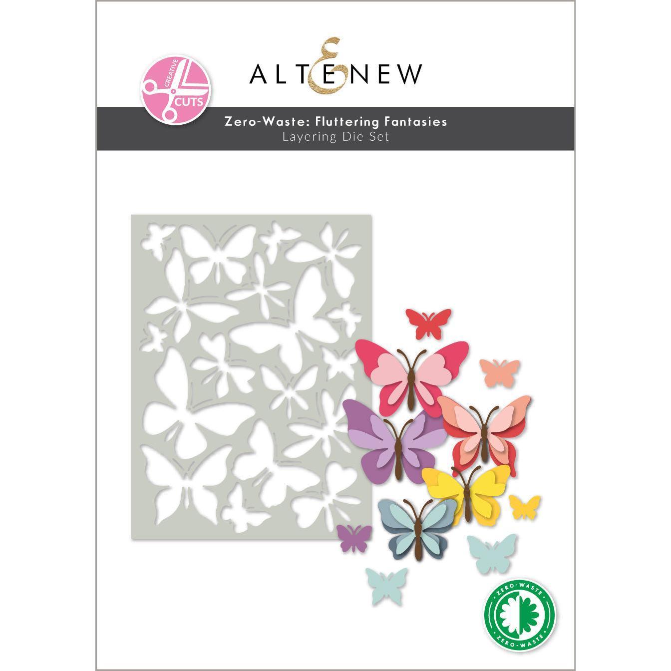 Altenew - Dies - Creative Cuts: Zero-Waste Fluttering Fantasies-ScrapbookPal
