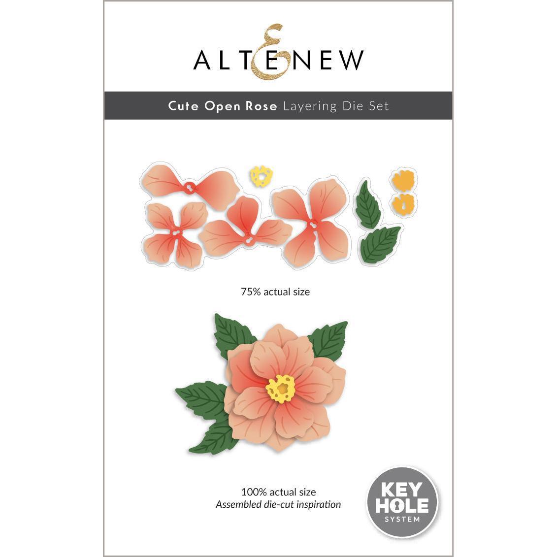 Altenew - Dies - Cute Open Rose-ScrapbookPal