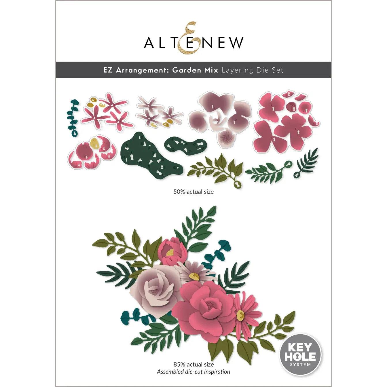 Altenew - Dies - EZ Arrangement: Garden Mix Layering-ScrapbookPal