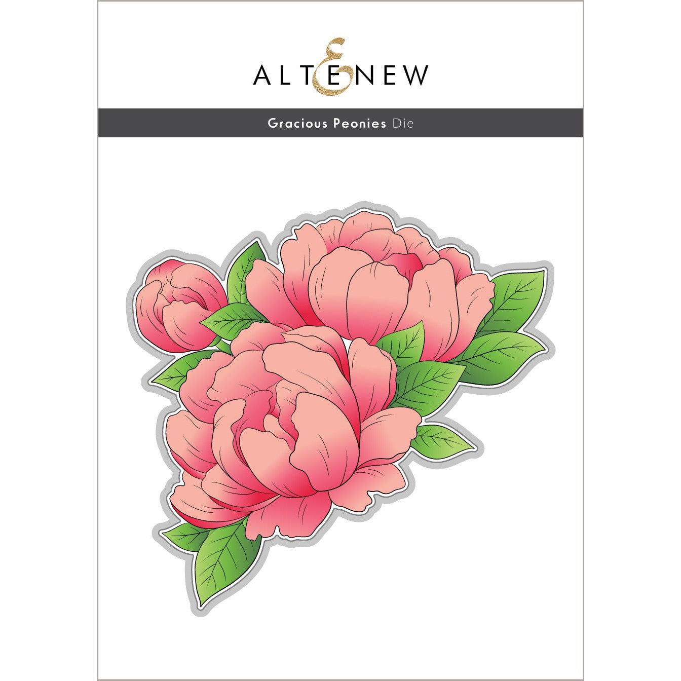 Altenew - Dies - Gracious Peonies-ScrapbookPal