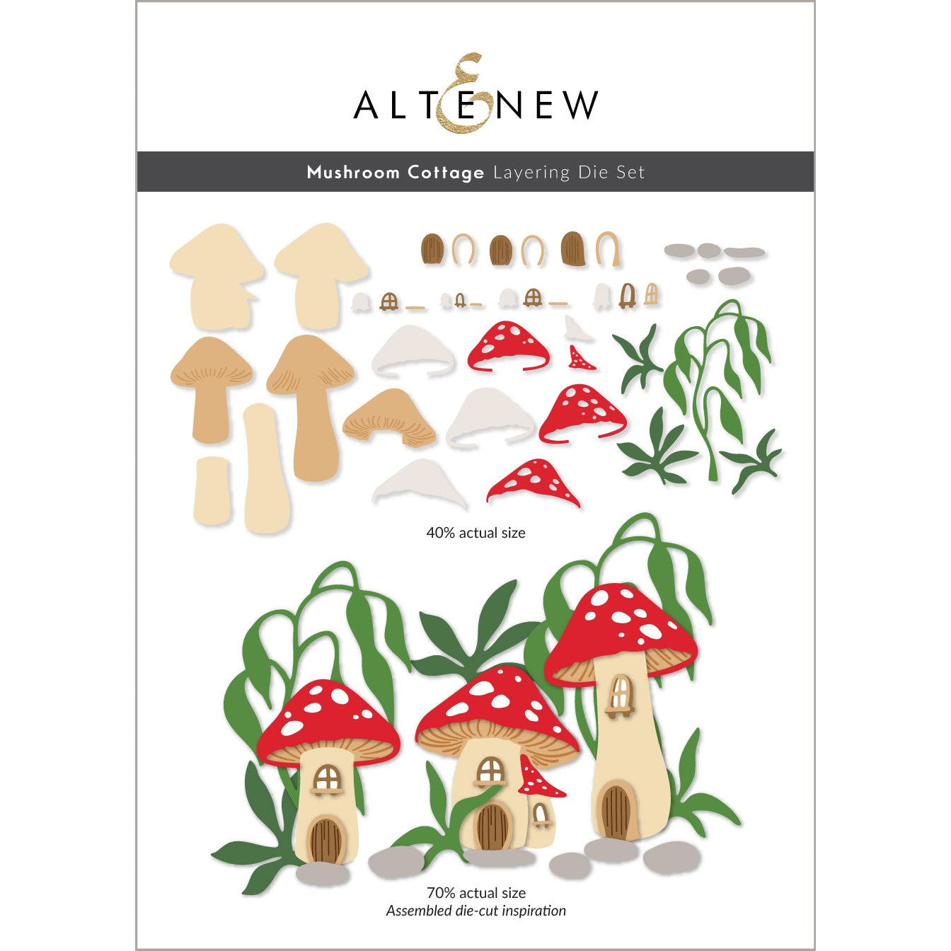 Altenew - Dies - Mushroom Cottage Layering-ScrapbookPal