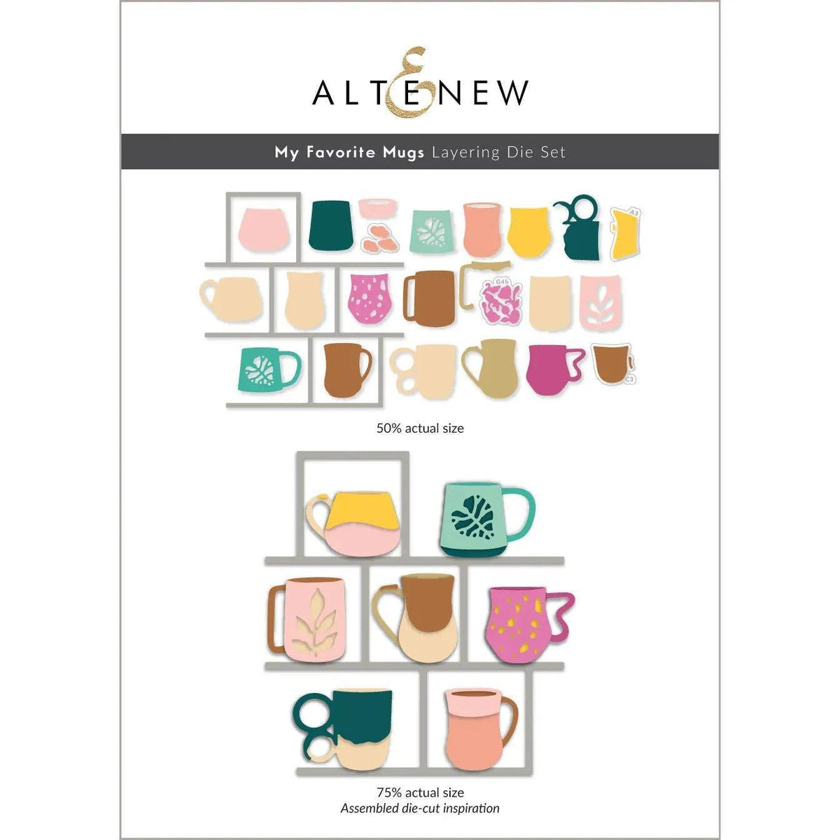 Altenew - Dies - My Favorite Mugs-ScrapbookPal