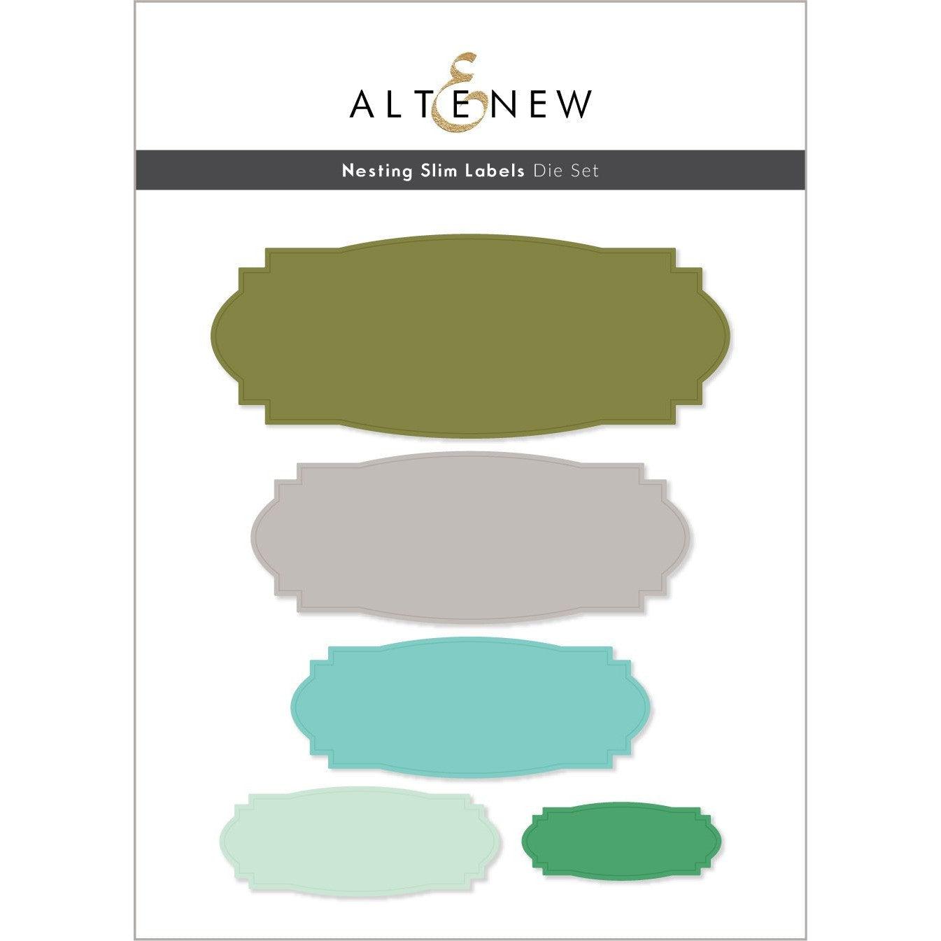 Altenew - Dies - Nesting Slim Labels-ScrapbookPal