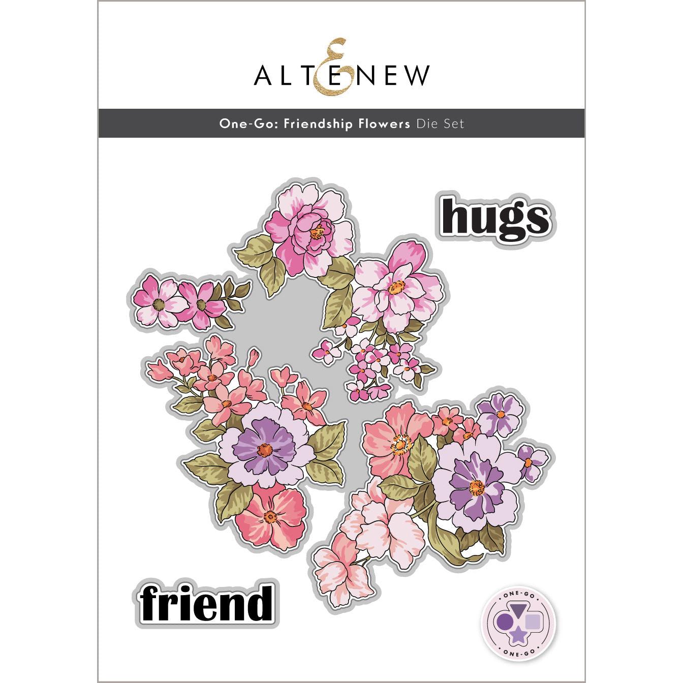 Altenew - Dies - One-Go: Friendship Flowers-ScrapbookPal