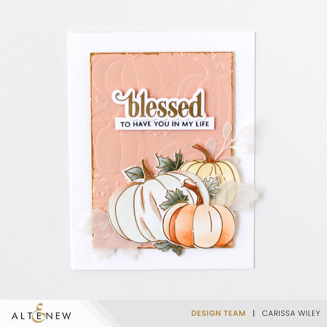 Altenew - 3D Embossing Folder - One-Go: Sweet Pumpkins-ScrapbookPal