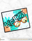 Altenew - Dies - Outlined Hello-ScrapbookPal