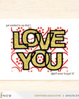 Altenew - Dies - Outlined Love You-ScrapbookPal