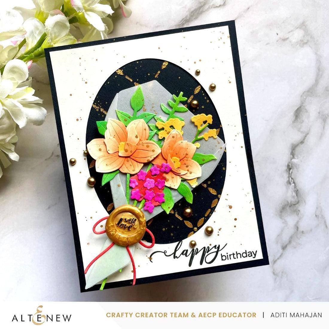 Altenew - Dies - Parchment Bouquet Layering-ScrapbookPal